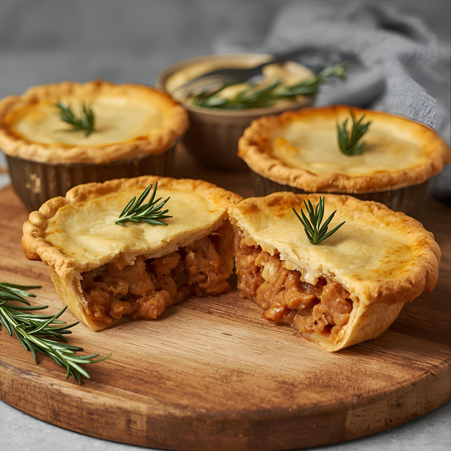 BBQ Pulled Pork Pot pie