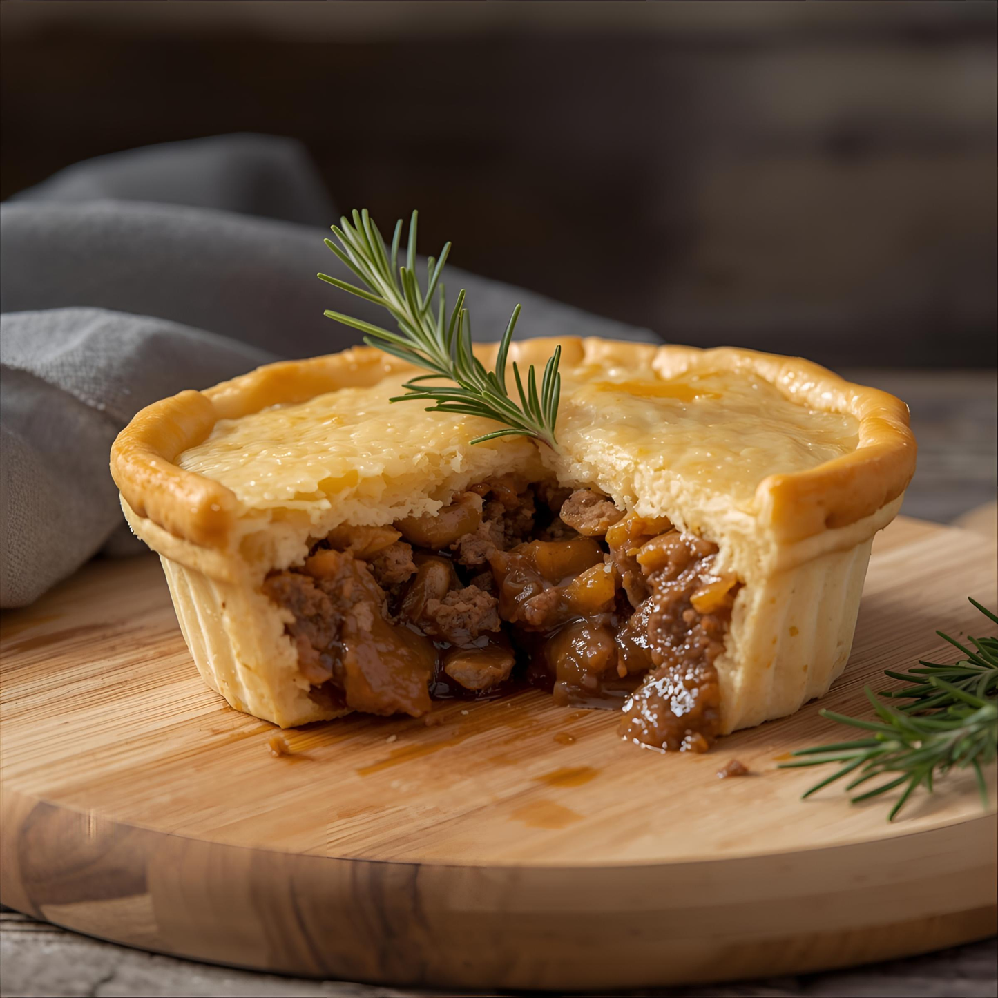 Braised Guinness Beef Pie