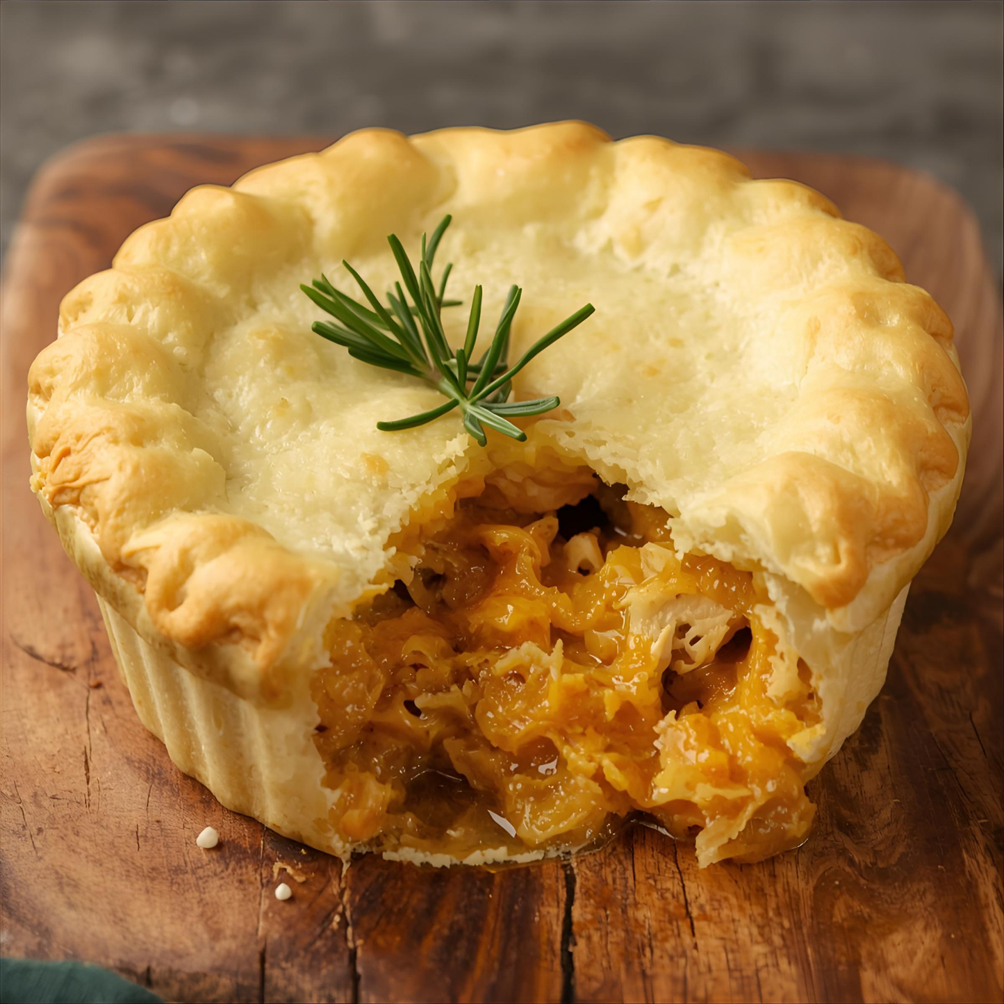 Bombay Butter Chicken Pie