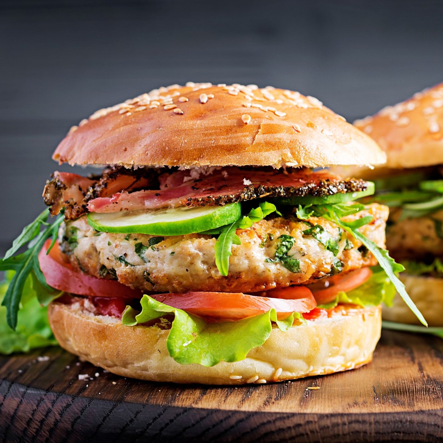 Chef Peter's Homemade Chicken Burgers (6)