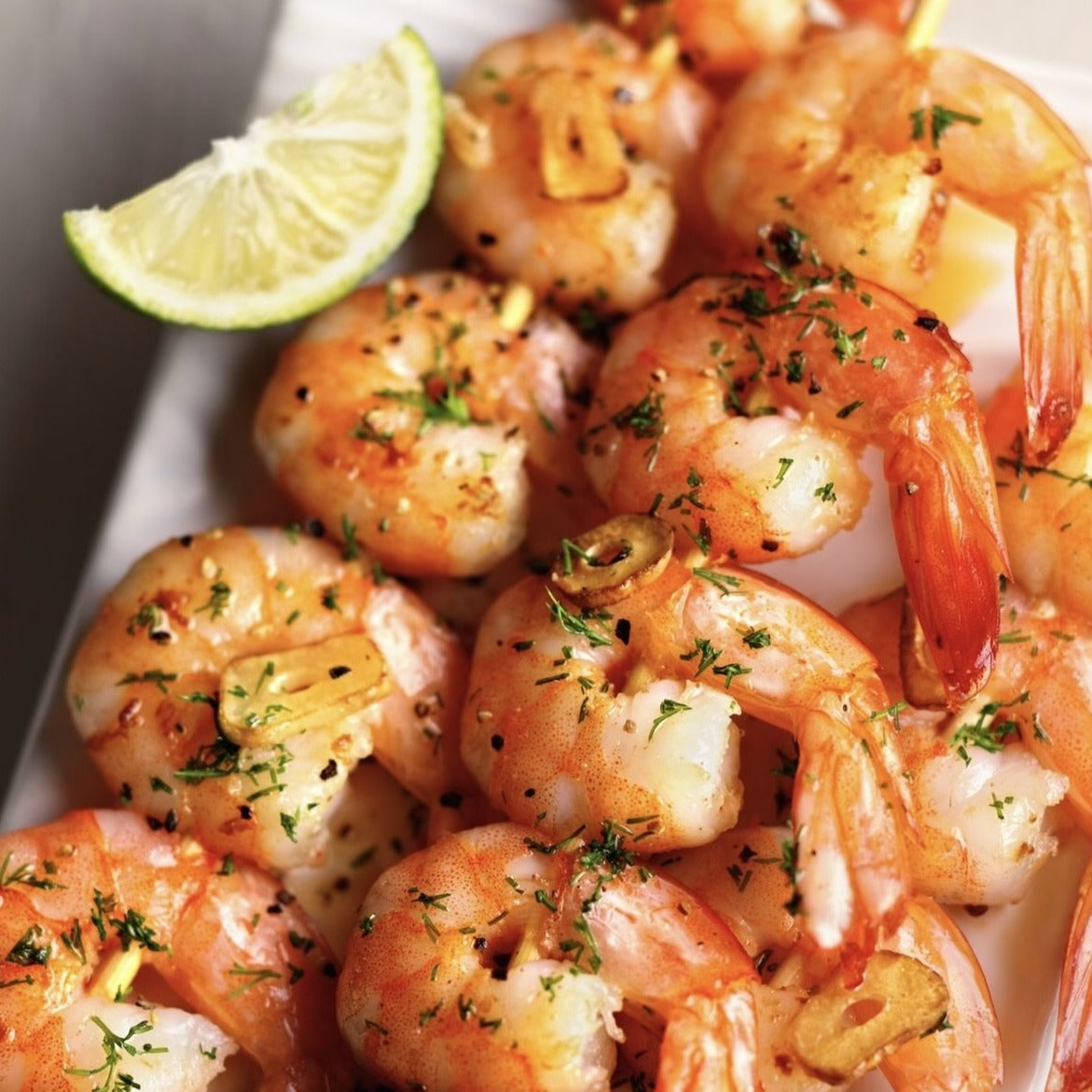 Santorini Shrimp Skewers
